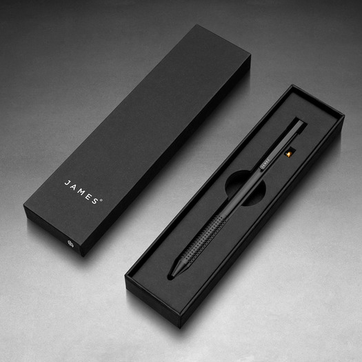 The James Brand The Kent - Black + Gold rašiklis