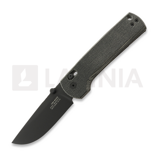 The James Brand The Kline - Black / Black / Micarta / Straight 접이식 나이프