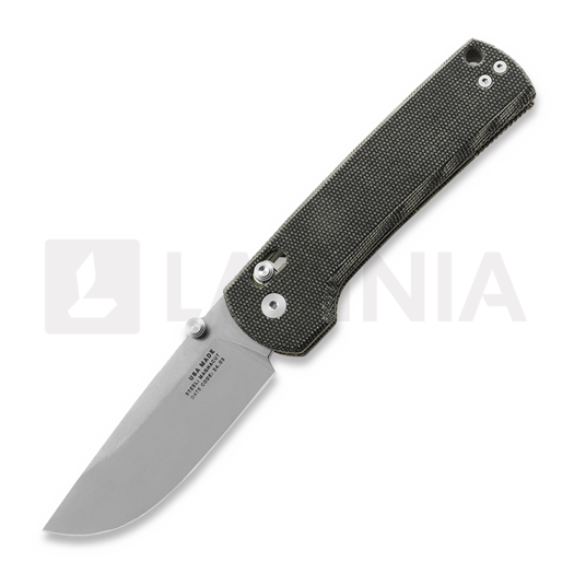 The James Brand The Kline - Black / Stainless / Micarta / Straight סכין מתקפלת