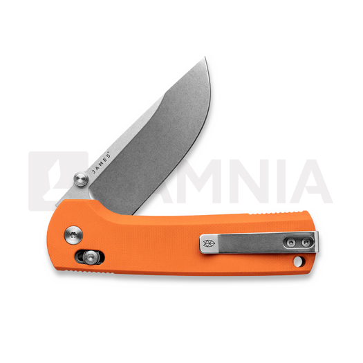 The James Brand The Kline - Orange / Stainless / G10 / Straight סכין מתקפלת