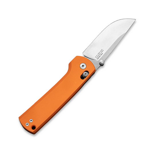The James Brand The Kline - Orange / Stainless / G10 / Straight sulankstomas peilis
