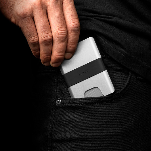 The James Brand The Lowe - Silver + Black