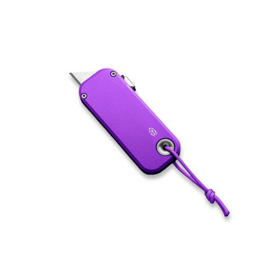 The James Brand The Palmer - Atomic Purple / Purple / Aluminum sulankstomas peilis