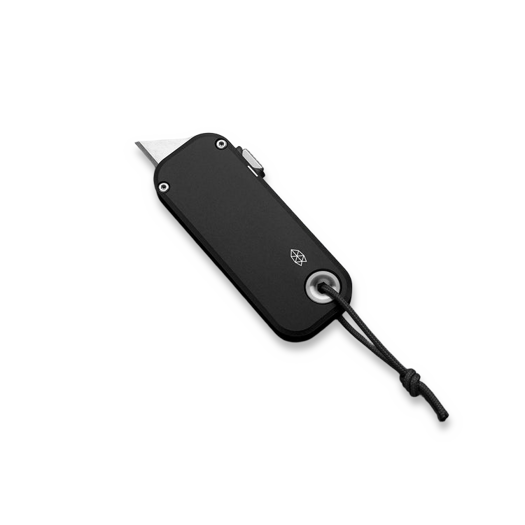 The James Brand The Palmer - Black / Black / Aluminum / Straight foldekniv