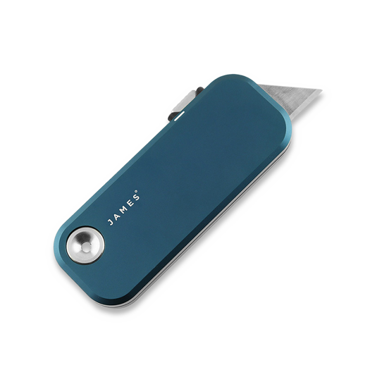 The James Brand The Palmer - Emerald / Black / Aluminum / Straight Taschenmesser