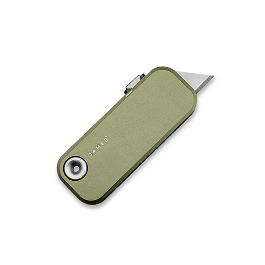 Briceag The James Brand The Palmer - OD Green / Black / Aluminum / Straight