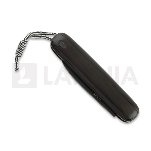 The James Brand The Pike - Ebony / Black / Wood / Straight foldekniv