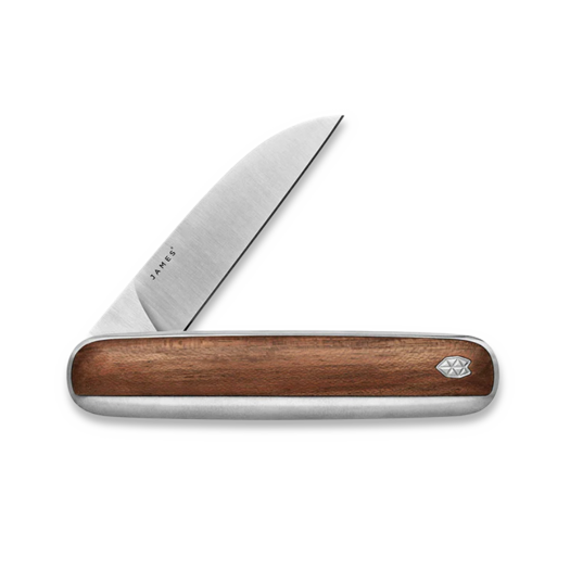 Liigendnuga The James Brand The Pike - Rosewood / Stainless / Wood / Straight