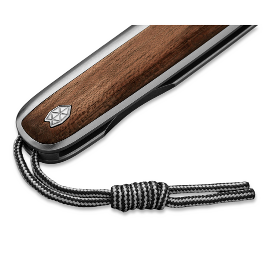 The James Brand The Pike - Rosewood / Stainless / Wood / Straight sulankstomas peilis