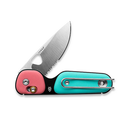 Liigendnuga The James Brand The Redstone - Coral / Turquoise / PP / Serrated