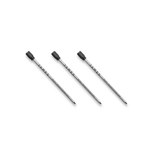 The James Brand The Stilwell D1 Ink Refill - Black / 3 Pack