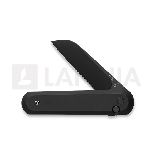 The James Brand The Wells - Black / Black / Aluminum / Straight fällkniv