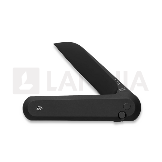 The James Brand The Wells - Black / Black / Aluminum / Straight sulankstomas peilis