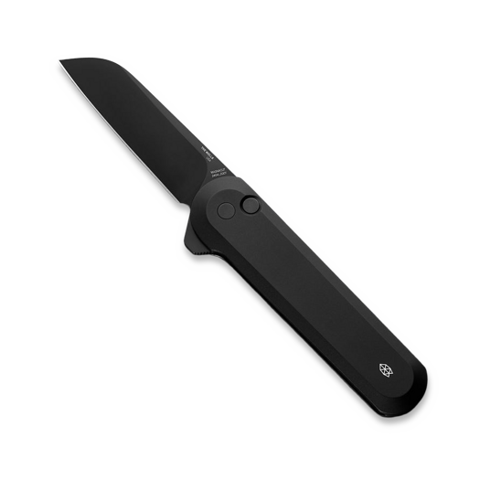 The James Brand The Wells - Black / Black / Aluminum / Straight foldekniv