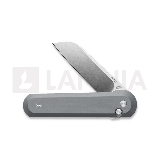 The James Brand The Wells - Raw Aluminum / Stainless / Aluminum / Straight סכין מתקפלת