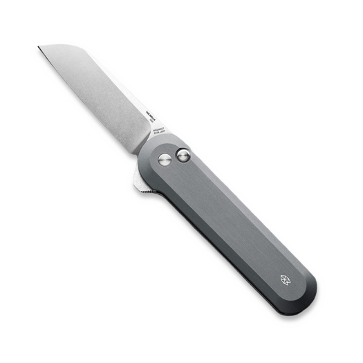 The James Brand The Wells - Raw Aluminum / Stainless / Aluminum / Straight foldekniv