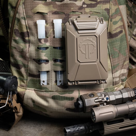 Thyrm CellVault-5M Battery Case (+Pak V3), Flat Dark Earth