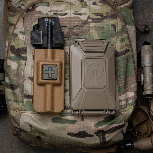Thyrm CellVault-5M Battery Case (+Pak V3), Olive Drab