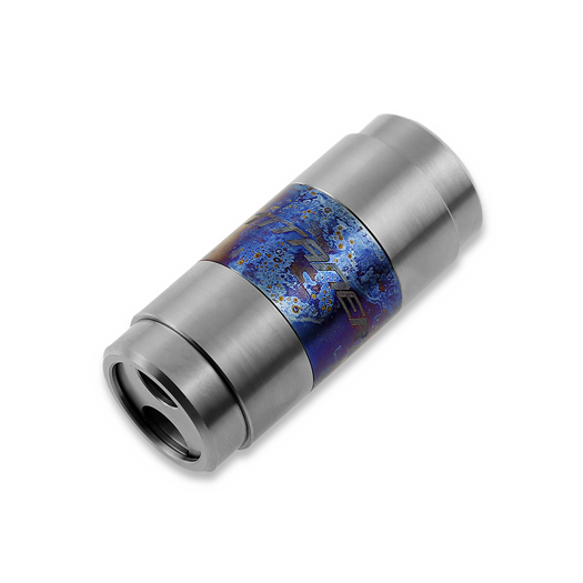 Titaner Double Ended Waterproof Capsule, blå