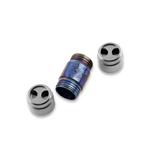 Titaner Double Ended Waterproof Capsule, sininen