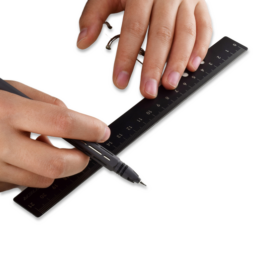 Titaner Dual-sided Ti Bookmark/Ruler