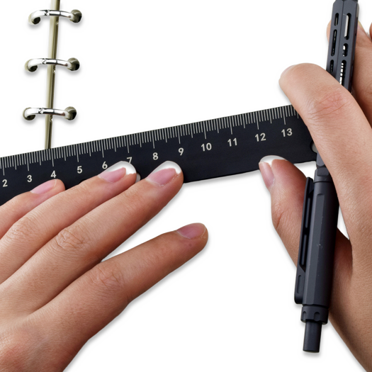 Titaner Dual-sided Ti Bookmark/Ruler