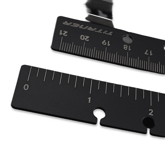 Titaner Dual-sided Ti Bookmark/Ruler