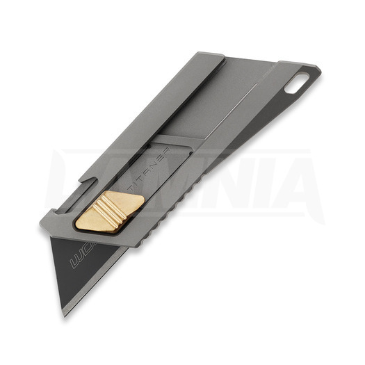 Titaner Retractable Mini Titanium EDC Utility kniv, Sandblasted