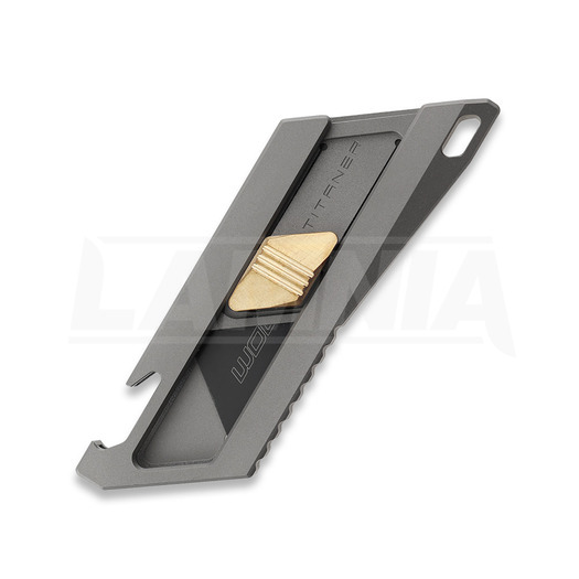 Titaner Retractable Mini Titanium EDC Utility peilis, Sandblasted