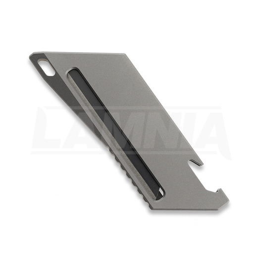 Titaner Retractable Mini Titanium EDC Utility veitsi, Sandblasted