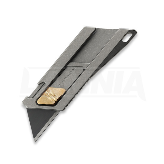 Titaner Retractable Mini Titanium EDC Utility סכין, Stonewashed