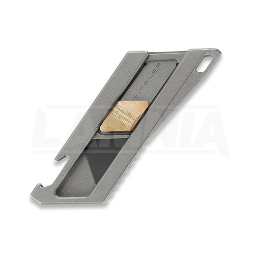 Titaner Retractable Mini Titanium EDC Utility peilis, Stonewashed