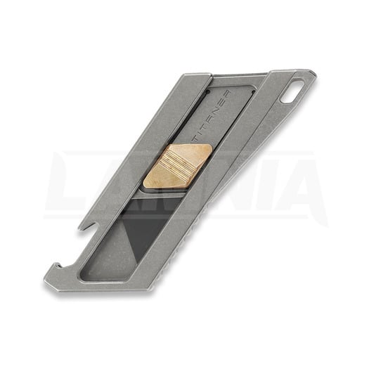 Titaner Retractable Mini Titanium EDC Utility veitsi, Stonewashed