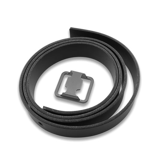 Centură Titaner The Ultimate Minimalist, Titanium, negru