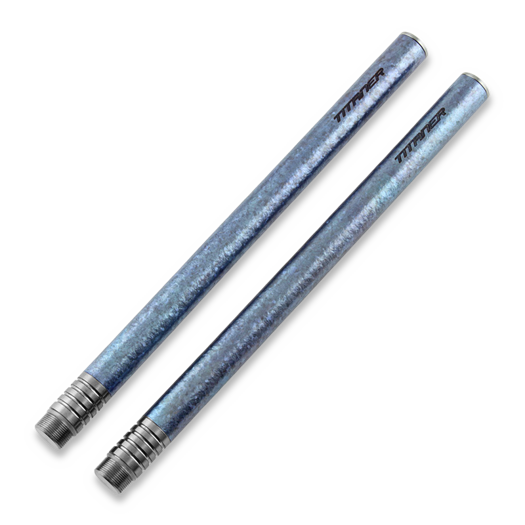 Titaner Titanium Foldable Chopsticks, Crystal Blue