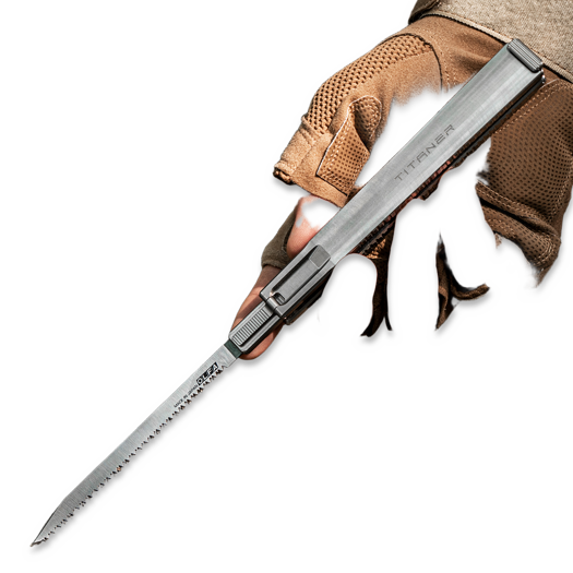 Titaner Tissaw - Titanium Folding Hand Saw - Sandblast