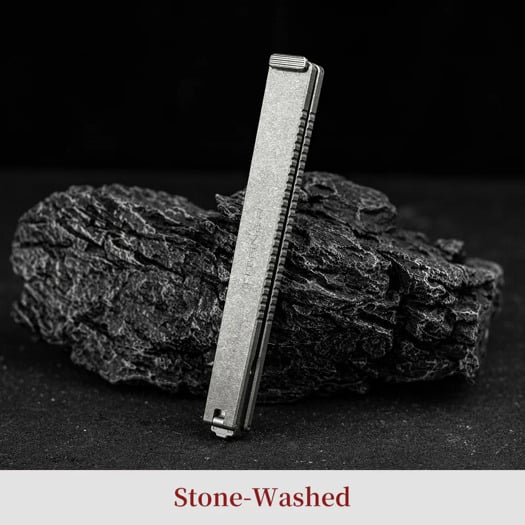 Titaner Tissaw - Titanium Folding Hand Saw, Stonewashed