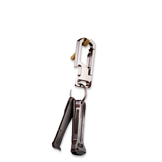 Titaner Titanium Bottle Opener Carabiner
