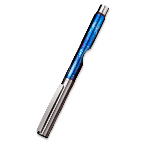 Titaner Titanium Fountain Pen, CNC Glossy