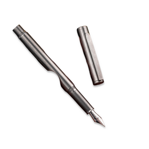 Titaner Titanium Fountain Pen, CNC Glossy