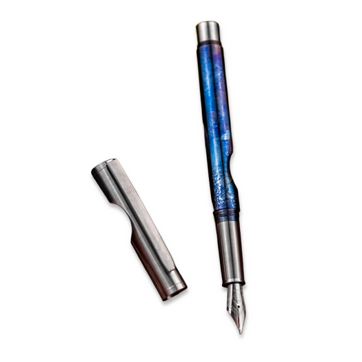 Titaner Titanium Fountain Pen, Stonewashed
