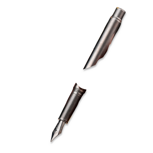 Titaner Titanium Fountain Pen, Stonewashed