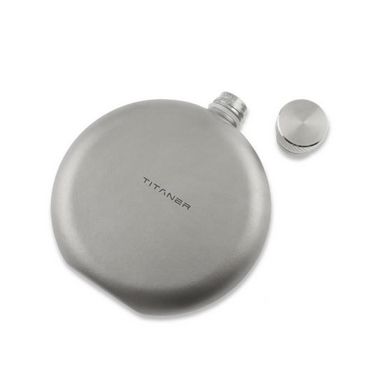 Titaner Titanium Hip Flask, 회색