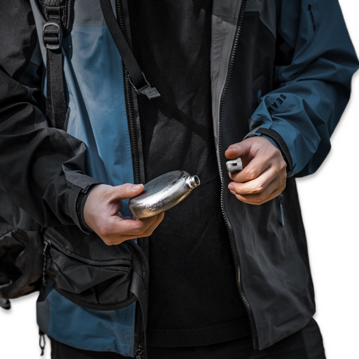 Titaner Titanium Hip Flask, Mech White Eagle