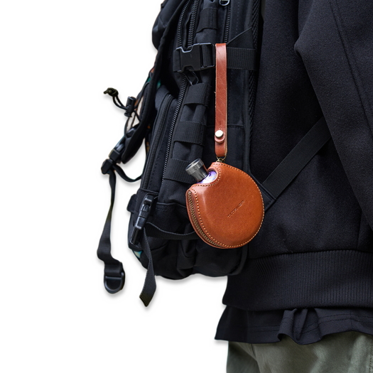 Titaner Titanium Hip Flask, Mech White Eagle