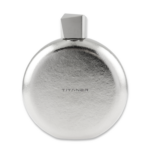 Titaner Titanium Hip Flask, Silver