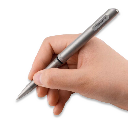 Titaner Titanium Keychain Folding Pen, Beadblast