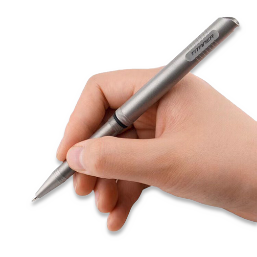 Titaner Titanium Keychain Folding Pen, Beadblast