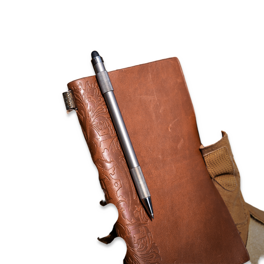 Titaner Titanium Multi-functional Ballpoint pen, bl&aring;