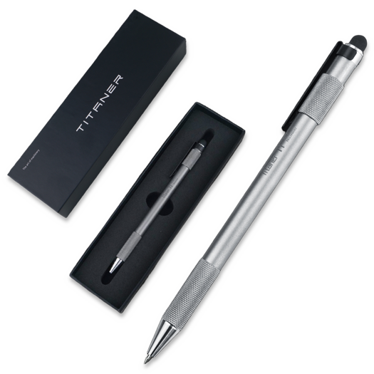 Titaner Titanium Multi-functional Ballpoint pen, bl&aring;